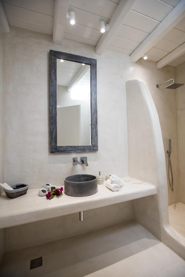 Gorgeous Studio In Cycladic Architecture Overlooking The Aegean Houlakia (Mykonos) Exterior foto