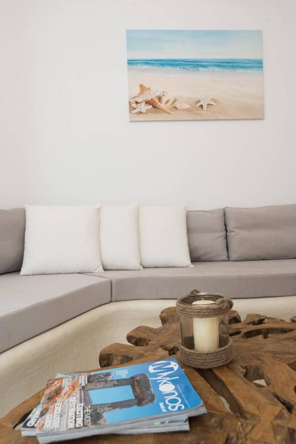 Gorgeous Studio In Cycladic Architecture Overlooking The Aegean Houlakia (Mykonos) Exterior foto